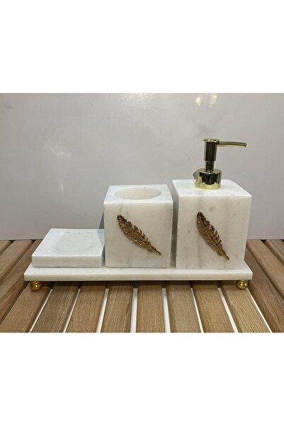 ege gross Mermer Figürlü Yeni Nesil Kare Banyo Seti