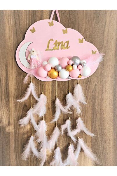 HD Different Kapı Süsü Ahşap Bulut Kapısüsü Bebek Odası Isimlik Strafor Toplu