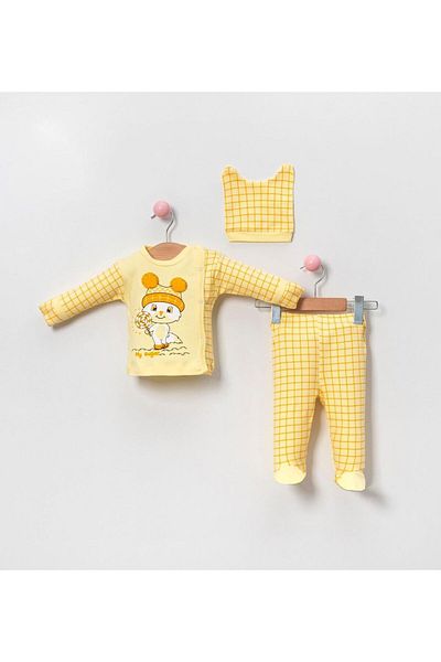 sahra bebek 2-Piece Birth Set - Stain-Proof, Waterproof Thermal Baby Care Bag and 100% Cotton Hospital Exit