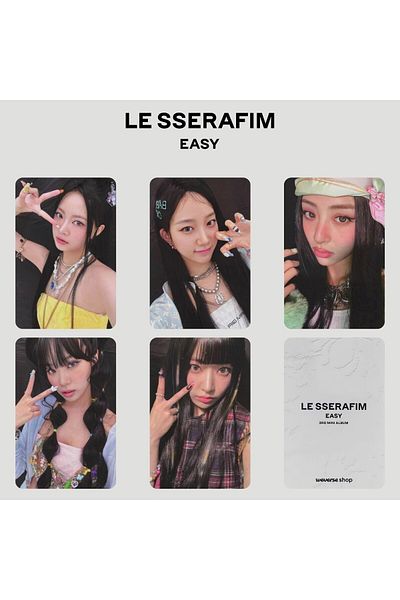 Kpop Dünyasi LE SSERAFIM '' Easy'' POB 3 PC Set