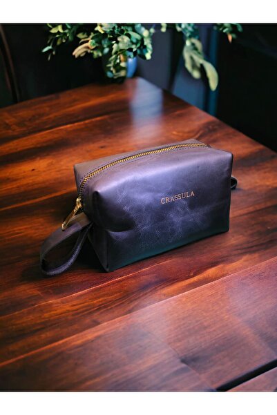CRASSULA PREMIUM LEATHER حقيبة يد للسفر من الجلد الطبيعي