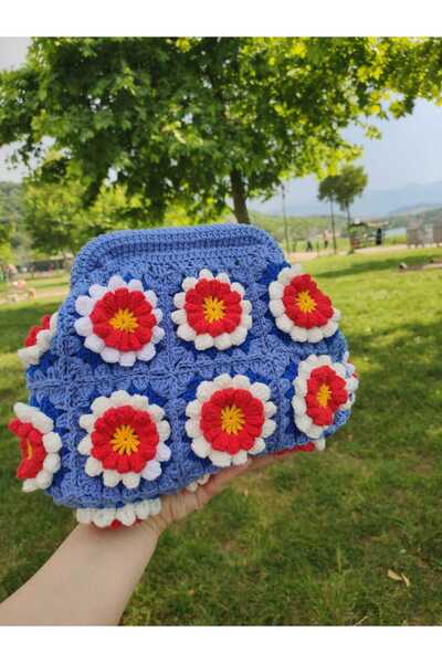 chsdizaynn Örgü çanta burslu çanta