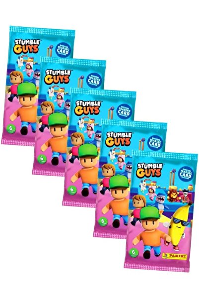 Panini Stumble Guys Trading Cards Çoklu Paket 5 Paket (30 Kart) No:1