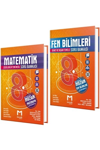 Mozaik Yayınları Mozaik LGS 8. Sınıf Matematik ve Fen Bilimleri 2'li Soru Ban...