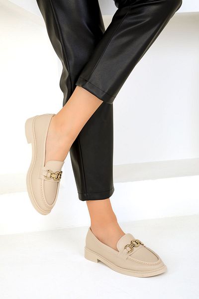 SOHO Beige Freizeitschuhe für Damen 19282