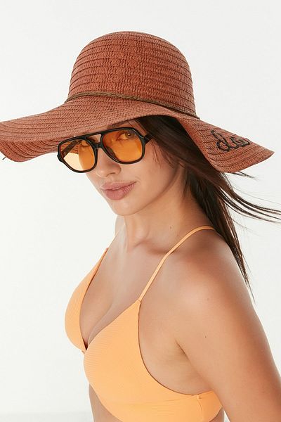 C&City Strandhut aus Stroh Y87300-29 Haselnuss
