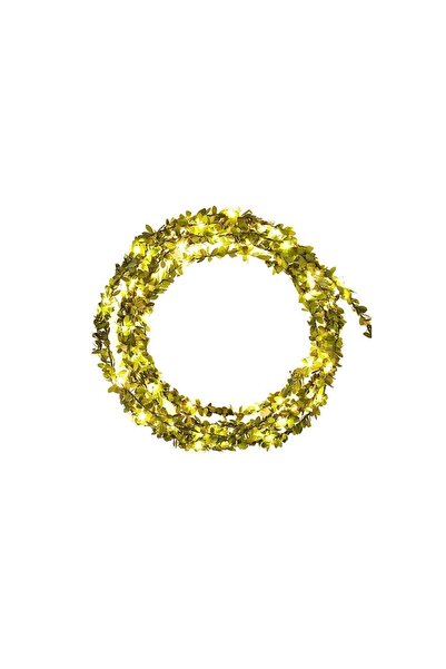 DDPEST B.5 Metre Peri Led 5 Metre Telli Taç Sarmaşık Yaprak ( 1 Cm ) Şerit Te...