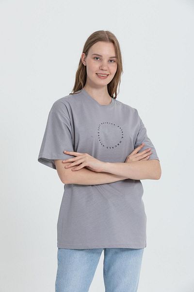 Rocqerx R-5737 Μπλουζάκι με στάμπα με λαιμόκοψη Oversize Back Panther