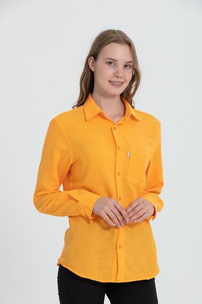 Rocqerx R-3935 Cămașă cu mânecă lungă cu guler cu picioare