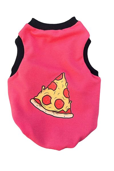 PetiliDünya Pizza Pink Tank Top - Dog and Cat Outfit