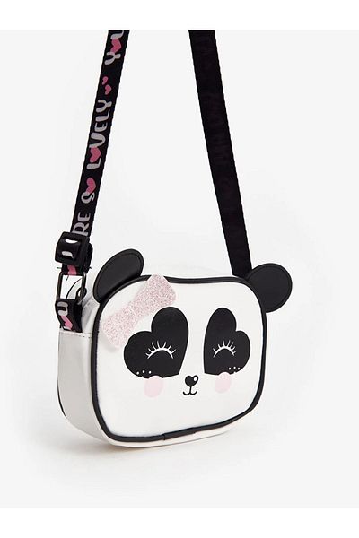 LC Waikiki Geantă drăguță pentru fetiță cu imprimeu panda