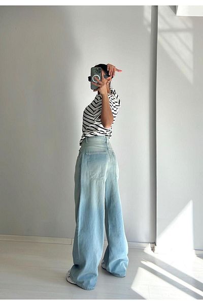 DEEFWEAR PANTALONI JEAN BUZUUNAR BAGGY RECICLATI Y2K