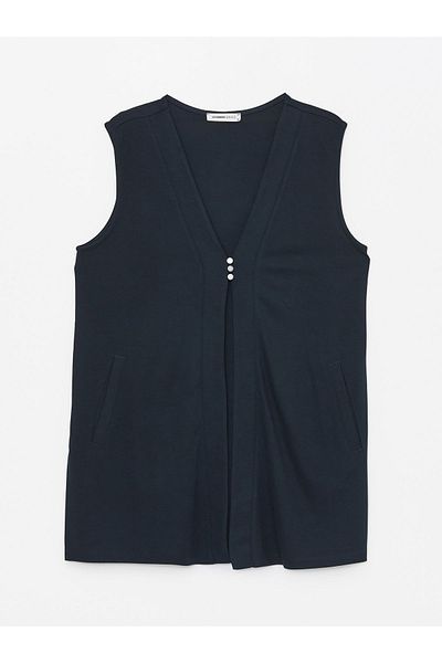 LC Waikiki LCW Women's V-Neck Straight Vest