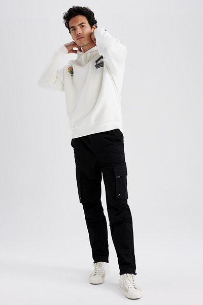 DeFacto Relax Gabardine Cargo Jogger Pants - Pocketed, Y0417az23sp