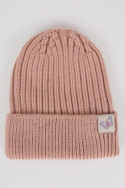 DeFacto Strickmütze für Babymädchen – gewebtes Etikett Y5923a223wn