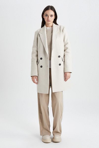 DeFacto Razítko Regular Fit Coat A0907ax23wn