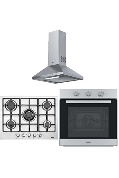 Franke İnox Ankastre Set (FDL 6165 XS - FHNL 705 XS - FSL 82 H XS)