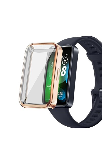 Tagomoon Huawei Band 8 , 9 Ve 10 Ile Uyumlu Kasa Ve Ekran Koruyucu 360 Tam Ko...
