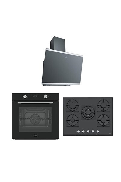 Franke Ankastre Set (FPJ 615 BK SS DAVLUMBAZ - FHNS 705 BK OCAK - FMA 86 BK FIRIN)