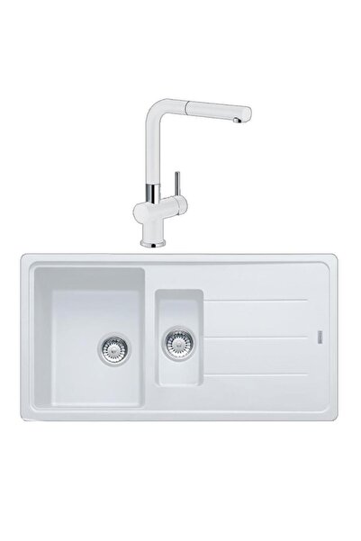 Franke Basis Bfg 651 Bianco Granit Evye Active Batarya Set