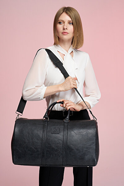 MORCA Uzun Askılı Unisex Seyahat Çantası Siyah