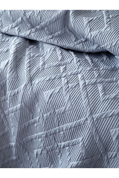 BED LİNE Yatak Örtüsü Tek Kişilik Zen Indigo 170x240 Cm