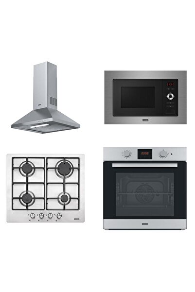 Franke İnox Ankastre Set (FDL 6165 XS - FHNL 604 XS - FSL 86 H XS - FSL 20 XS)