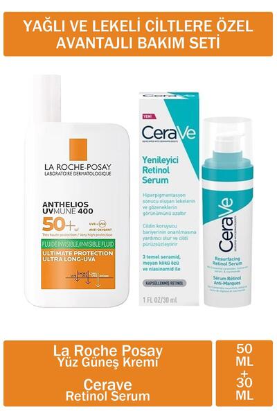 La Roche Posay Cerave Akneye Eğilimli Ciltler İçin Yüz Bakım Jeli 40 ml + Cer...