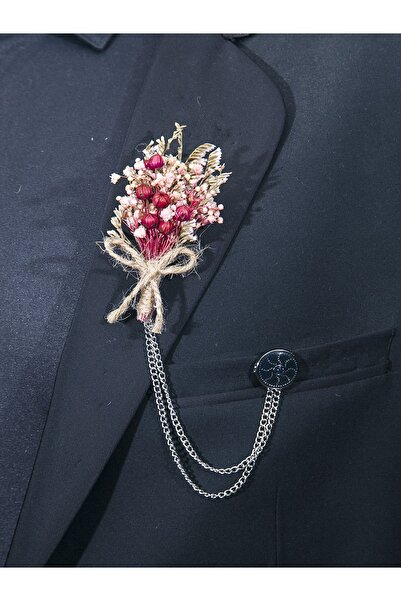 HayKa Konsept 'tomurcuk' Kuru Çiçek Sağdıç Damat Yaka Çiçeği