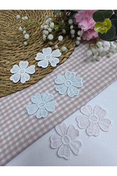 SERİNCE 20 Lİ ÇİÇEK GÜPÜR PEMBE APLİKE