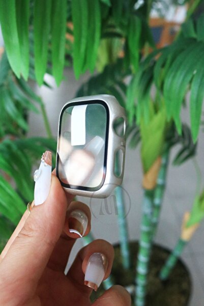 minsun Watch 7 8 9 41mm Compatible Case Case And Screen Protector 360 Full Protection Cover Starlight