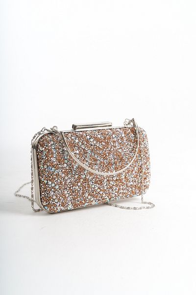 Moda Değirmeni Geantă de seară pentru femei Stoned Copper - BG1175-310-0012