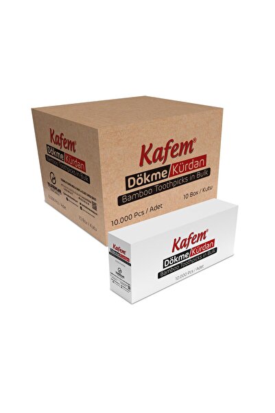 KAFEM Dökme Kürdan 10.000 Lİ X 10 Paket - Kafem  (Koli)