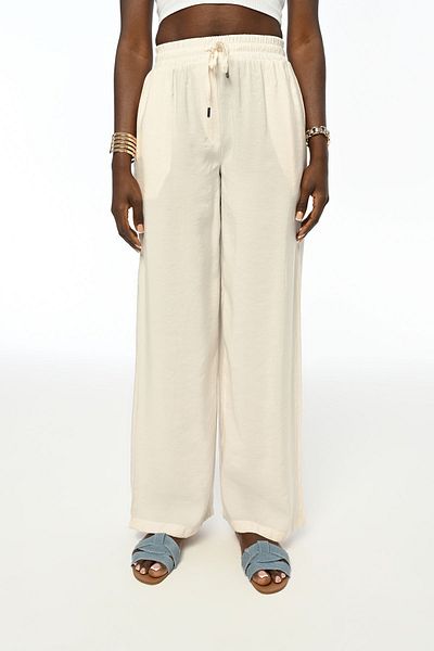 Orfeo Negro Women's - Comfortable Molded Wide Leg Trousers with Elastic Waist