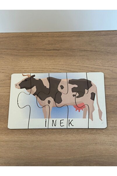 Bellacasa بطاقة ألغاز تعلم الحيوانات، لعبة تعليمية للألغاز، لعبة تعليمية مونت...