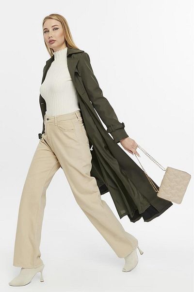 Jamila Long Seasonal Women's Trench Jacket
