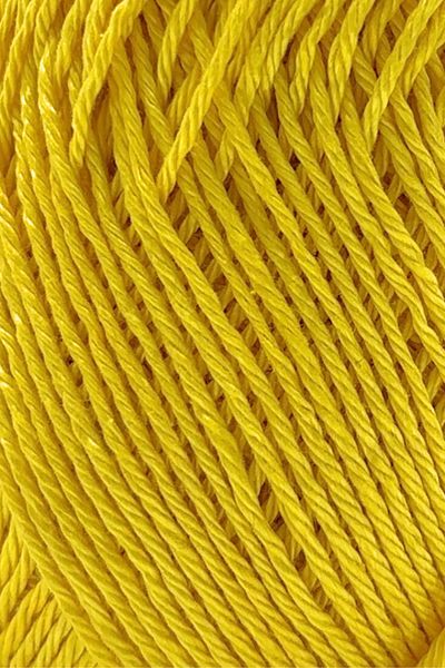 SENSY Calinia 100% Mercerized Cotton - Yarn, Lace, Crochet and Giza Corn Yellow Cotton Knitting