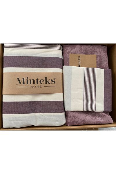 Minteks طقم غطاء لحاف مزدوج من MINTEKS NATURAL LIFE - Bade