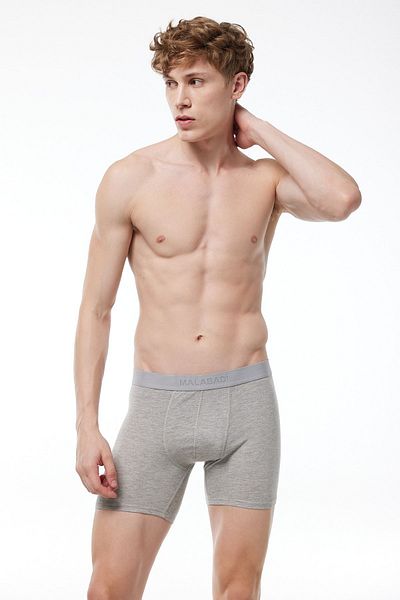 Malabadi Ανδρικό γκρι Modal Long Boxer 010