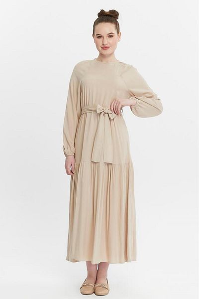 Fairy Hoshi Rochie de damă, dreptă, cu curea, cu volane