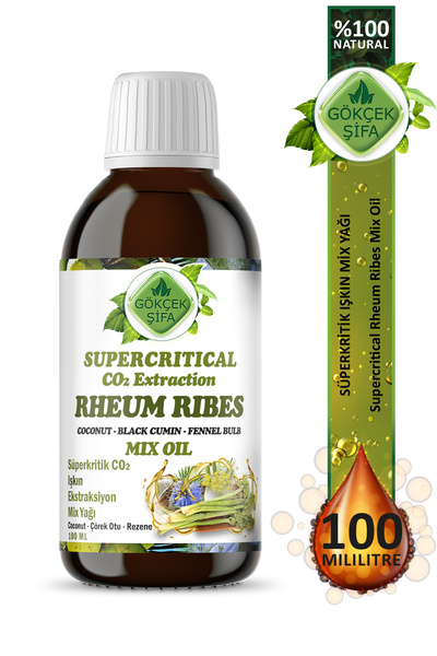 Gökçek Şifa Işkın Süperkritik Mix Yağı 100 ml (RHEUM RİBES SUPERCRİTİCAL MİX ...