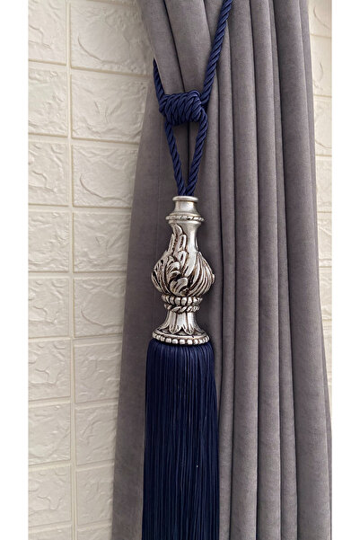 Helezoni Polyester Vase - Elegant Tufted Bracelet and Cornice Tactical Curtai...