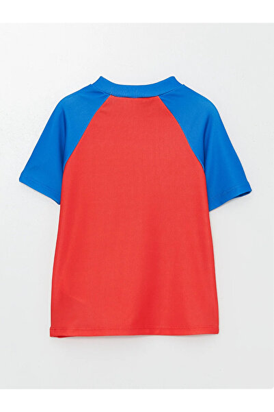 LC Waikiki LCW Baby Baby Boy Crew Neck Spiderman nyomtatott úszóruha