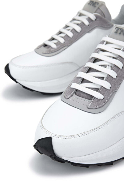 Tamer Tanca Erkek Hakiki Deri Beyaz Sneakers & Spor Ayakkabı