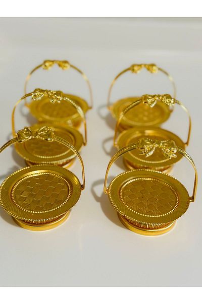 Leila 4-Piece Coffee Presentation Side Sugar Bowl or Turkish Delight Bowl (4 Pieces)