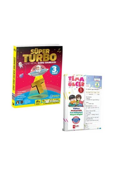 MODEL EĞİTİM YAYINCILIK 3. Sınıf Süper Turbo Soru Bankası  Ve Yaprak Test