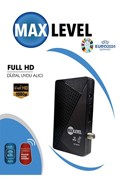 MAX LEVEL Maxlevel Çanaklı-çanaksız Uydu Alıcısı Dahili Wifi Full Hd Sınırsız Paketli Yetişkin Kanal