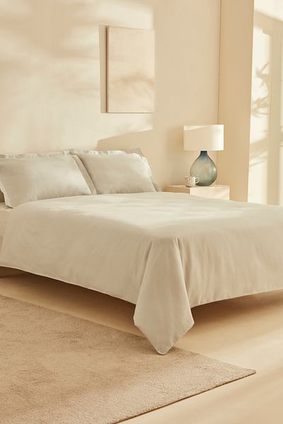 Karaca Home Set cuvertură dublu 100% bumbac Fierra - Piatră