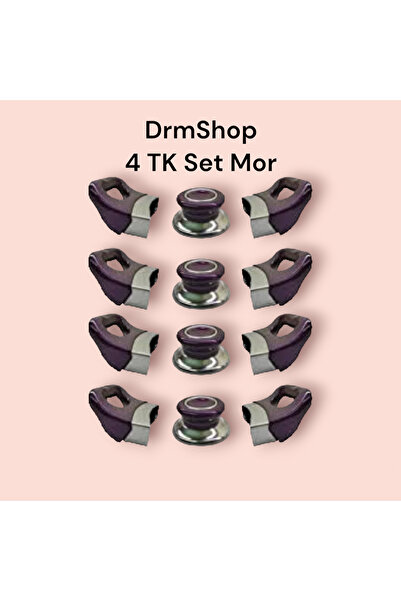 shopdrm UNİVERSAL Tüm Tencerelere Mor Tencere-Tava Ve Sahan Kulpu Kulp Tepe Seti