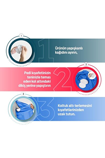 KOLPED Koltuk Altı Pedi Ter Emici Yapraklar 112 Adet (2 PAKET)